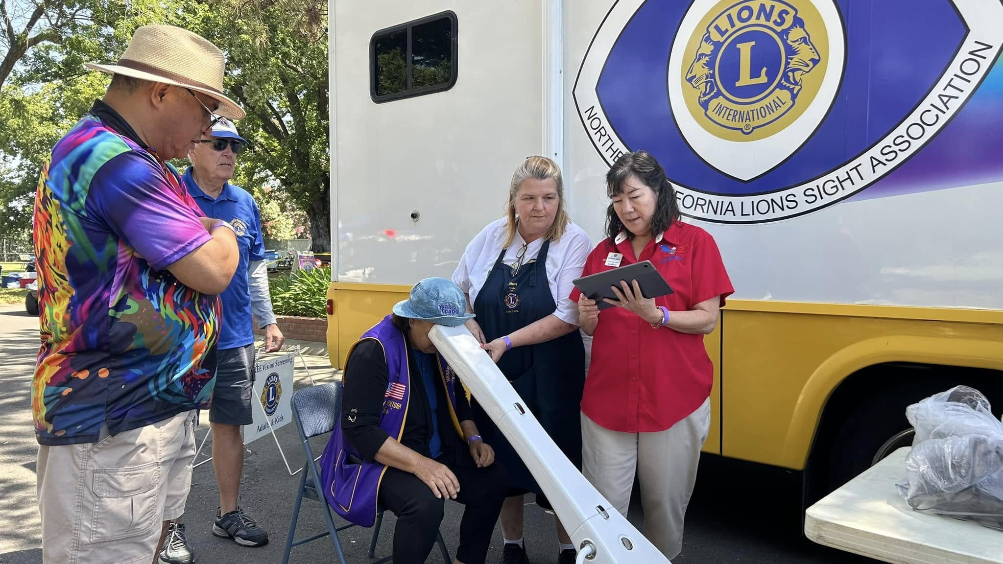 Lions vision screening