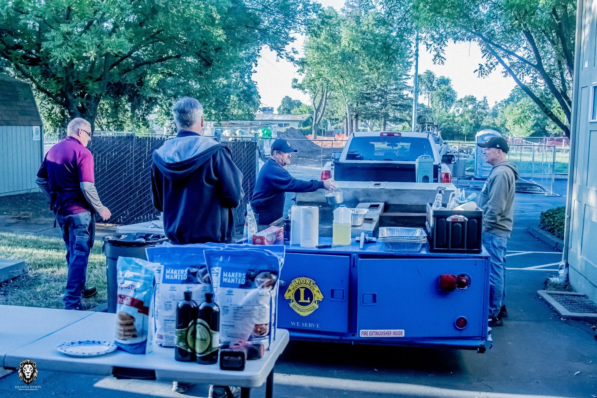 Lions community pancake meal service