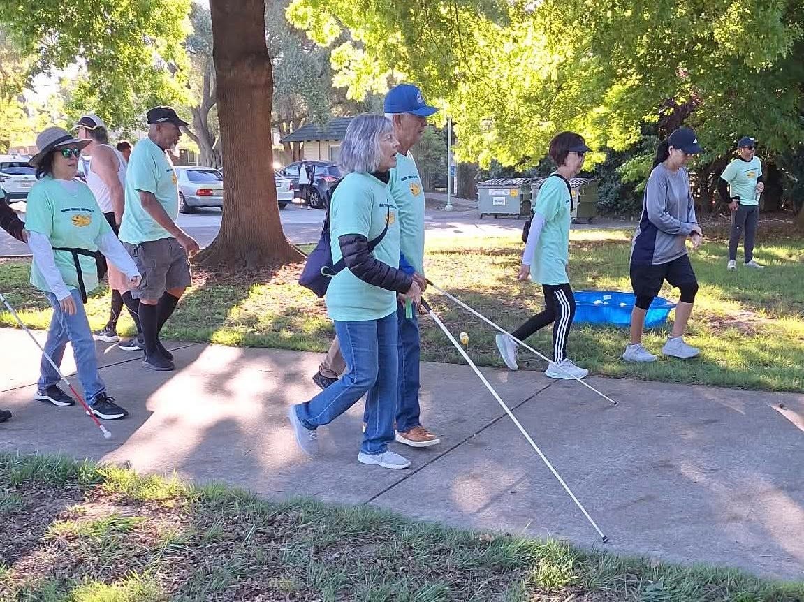 Lions White Cane Day vision service